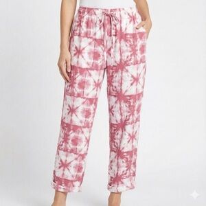 AMERICAN EAGLE Vacay Pants 100% Lyocell Front & Back Pockets Stretch Waist Sz L